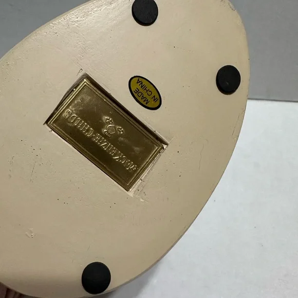 McKenzie Childs Rosy Meadow Bunny Egg Cart - Picture 3 of 3